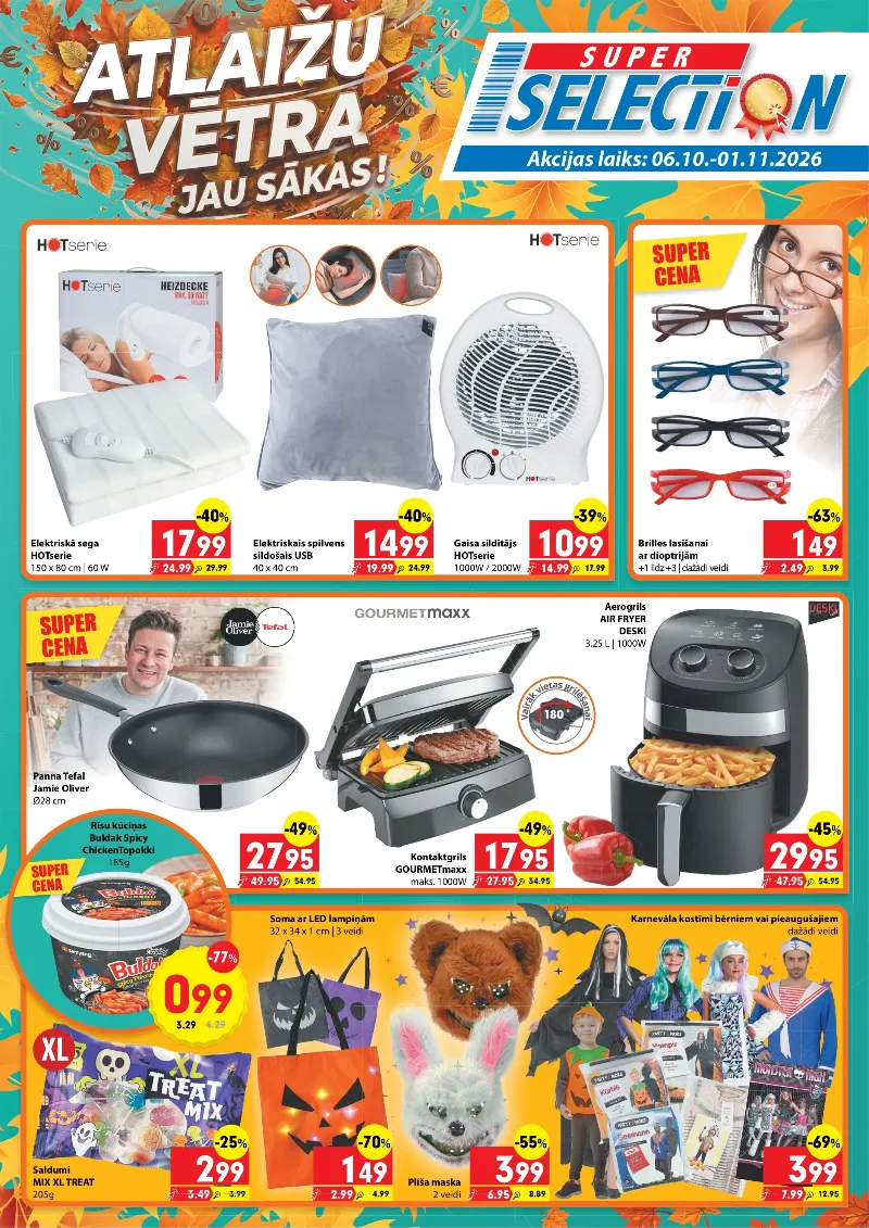 Super Selection akcijas 06.10.2026–01.11.2026