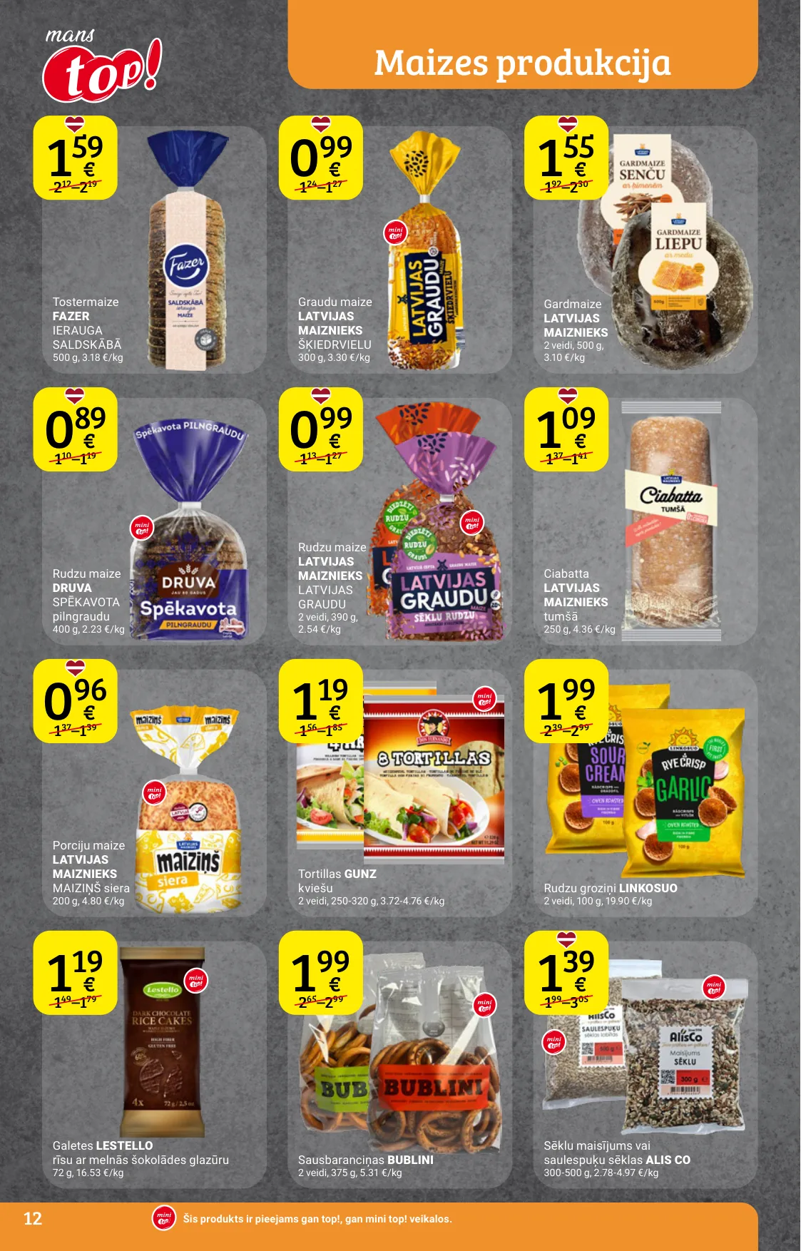 Top! akcijas — 12