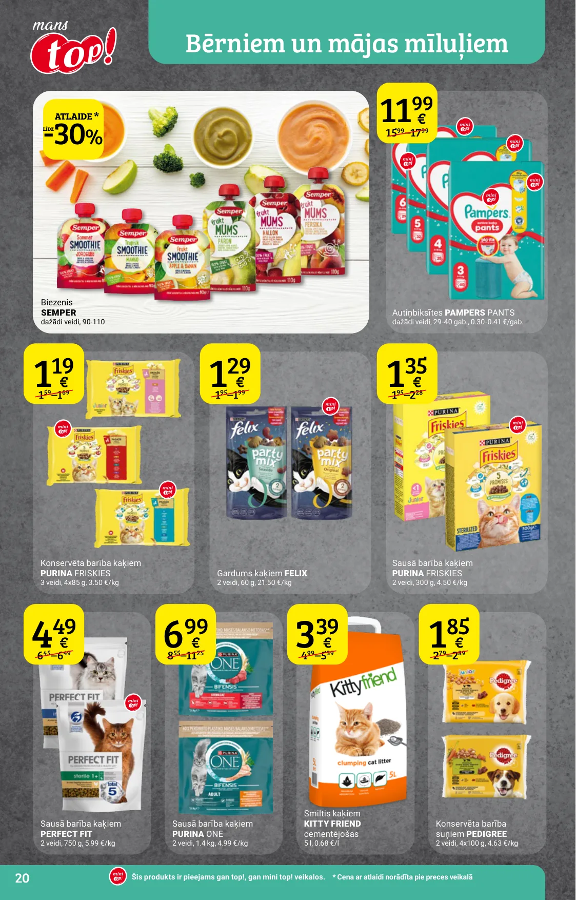 Top! akcijas — 20