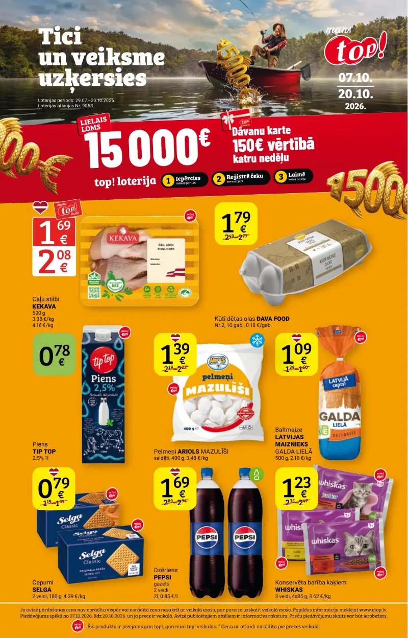 Top! akcijas 06.10.2026–20.10.2026