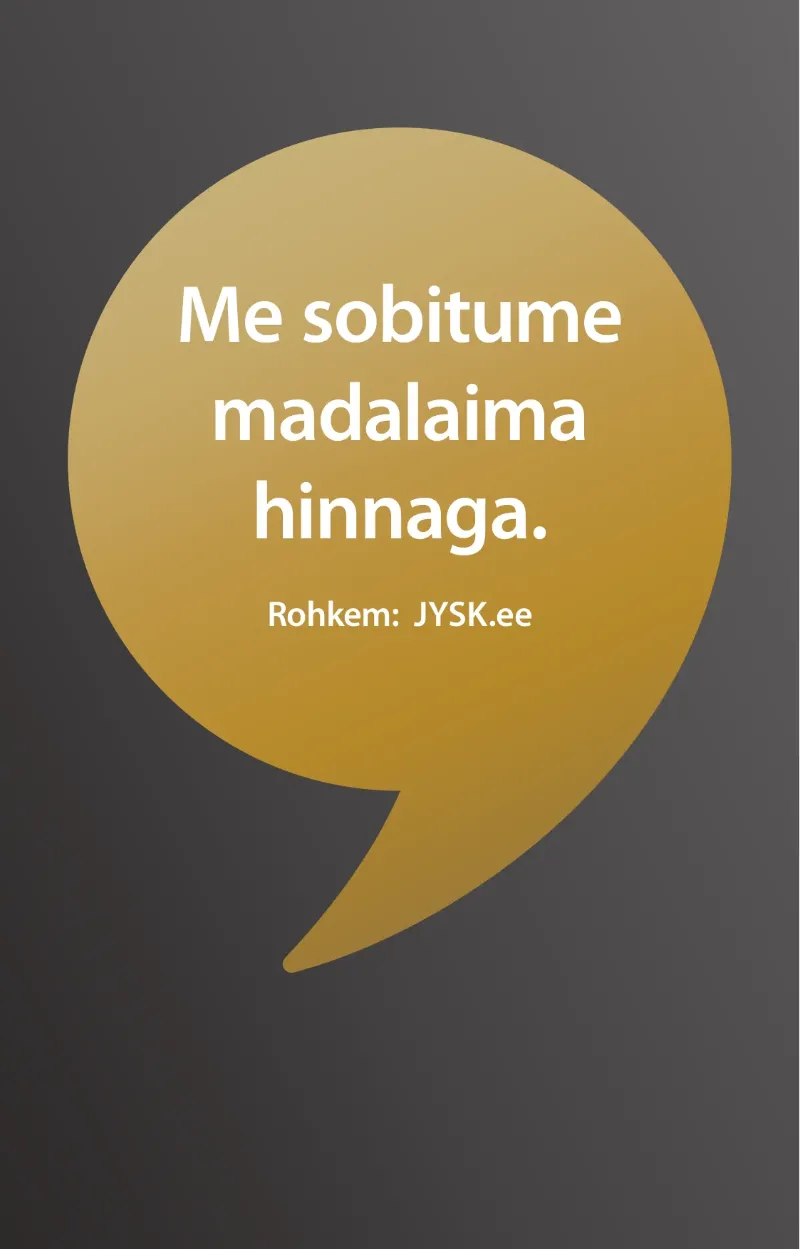 JYSK kampaaniad 13.10.2026–02.11.2026