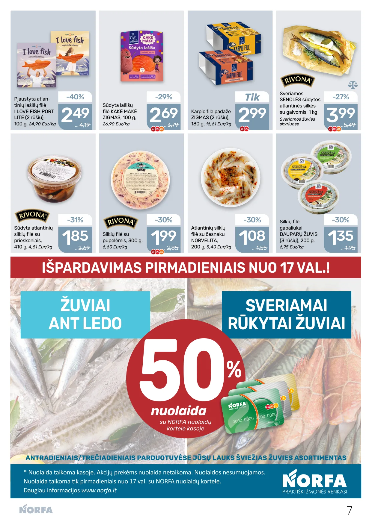 Norfa akcijos — 7