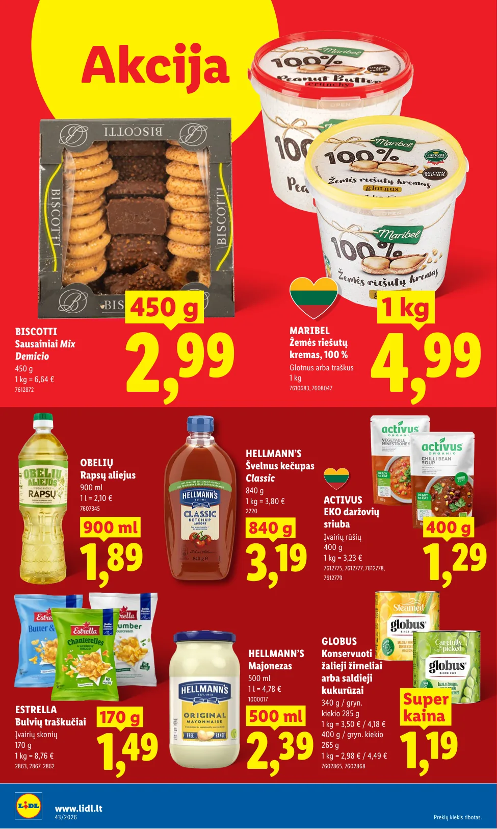 Lidl akcijos — 12