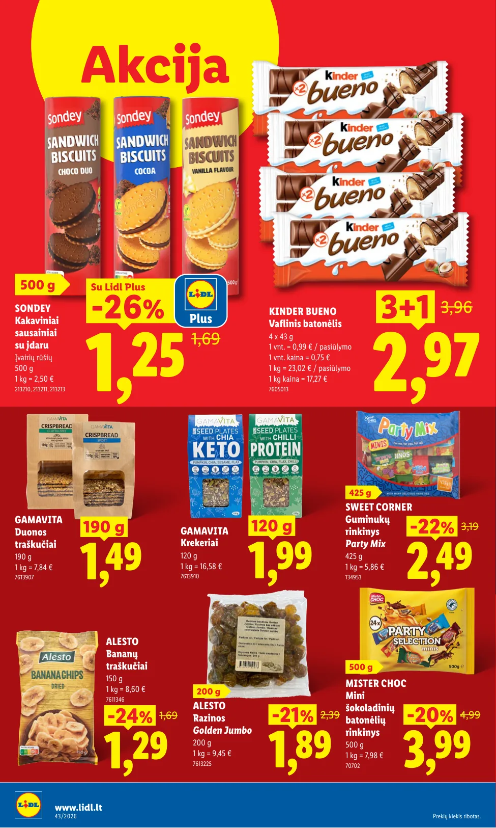Lidl akcijos — 30