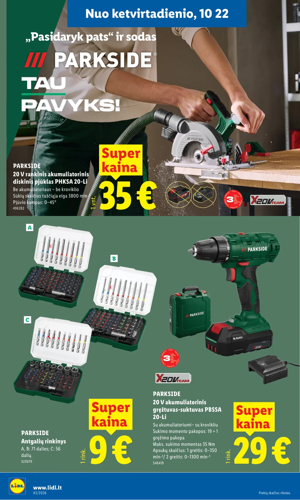 Lidl akcijos — 12
