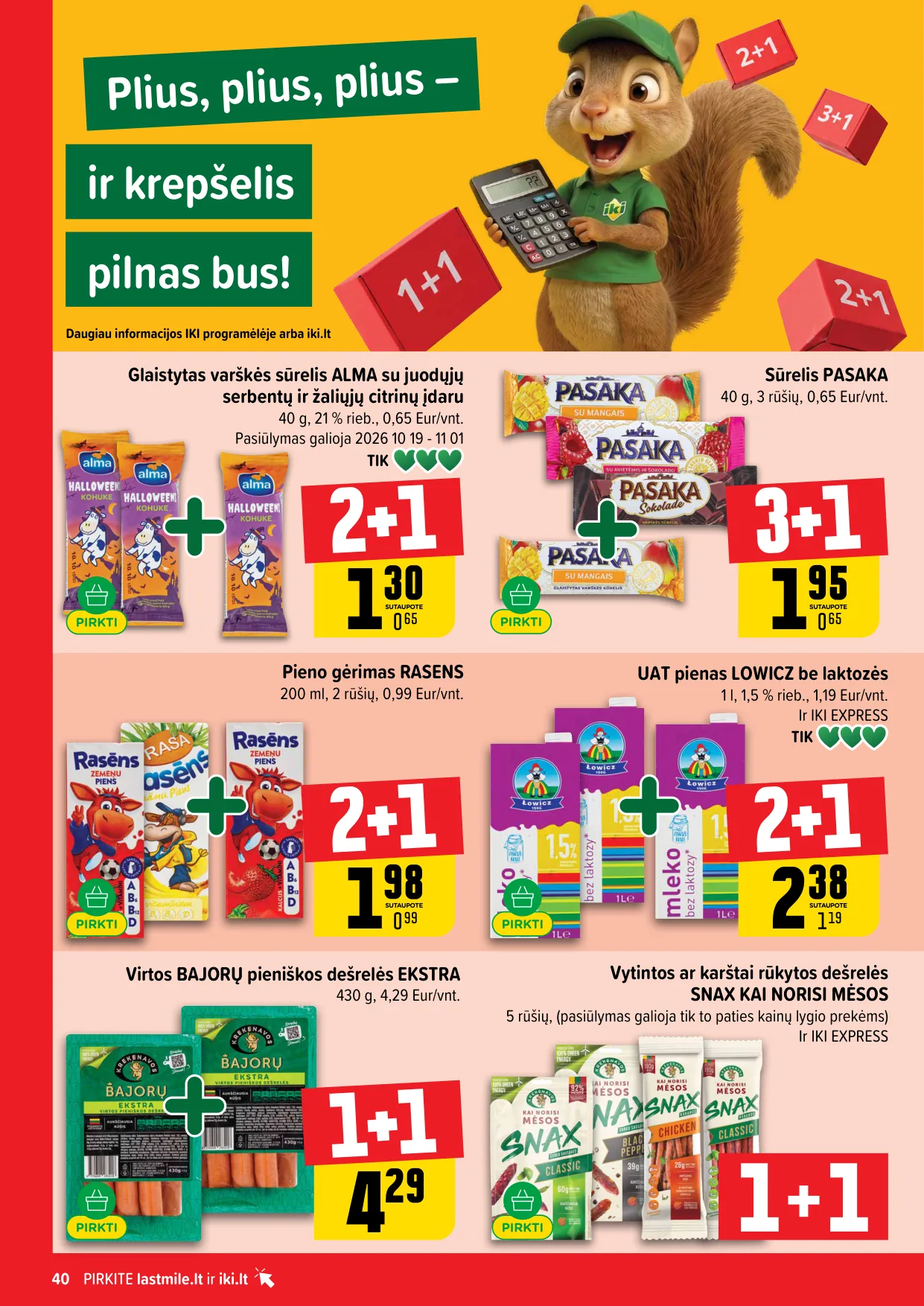 IKI akcijos — 40