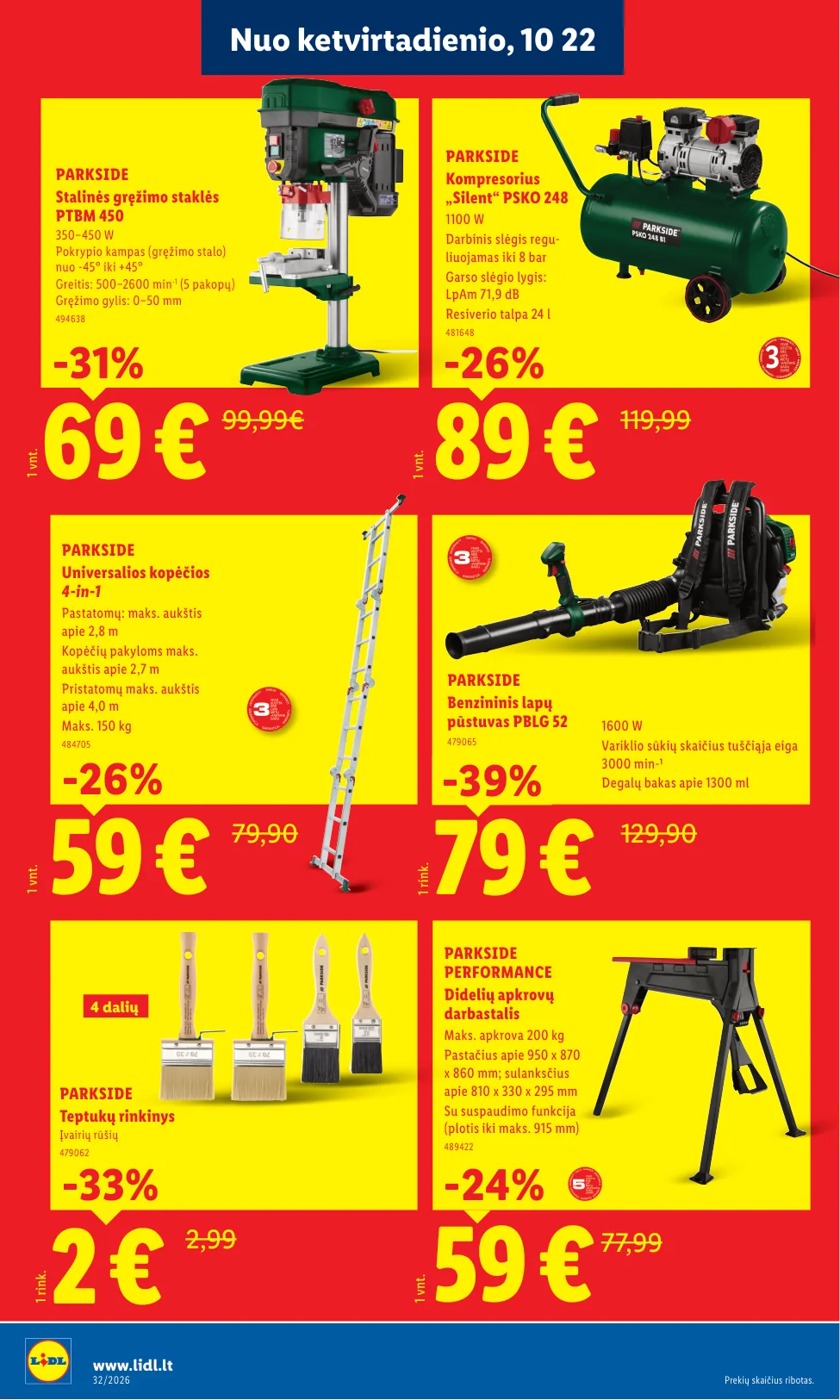 Lidl akcijos — 2