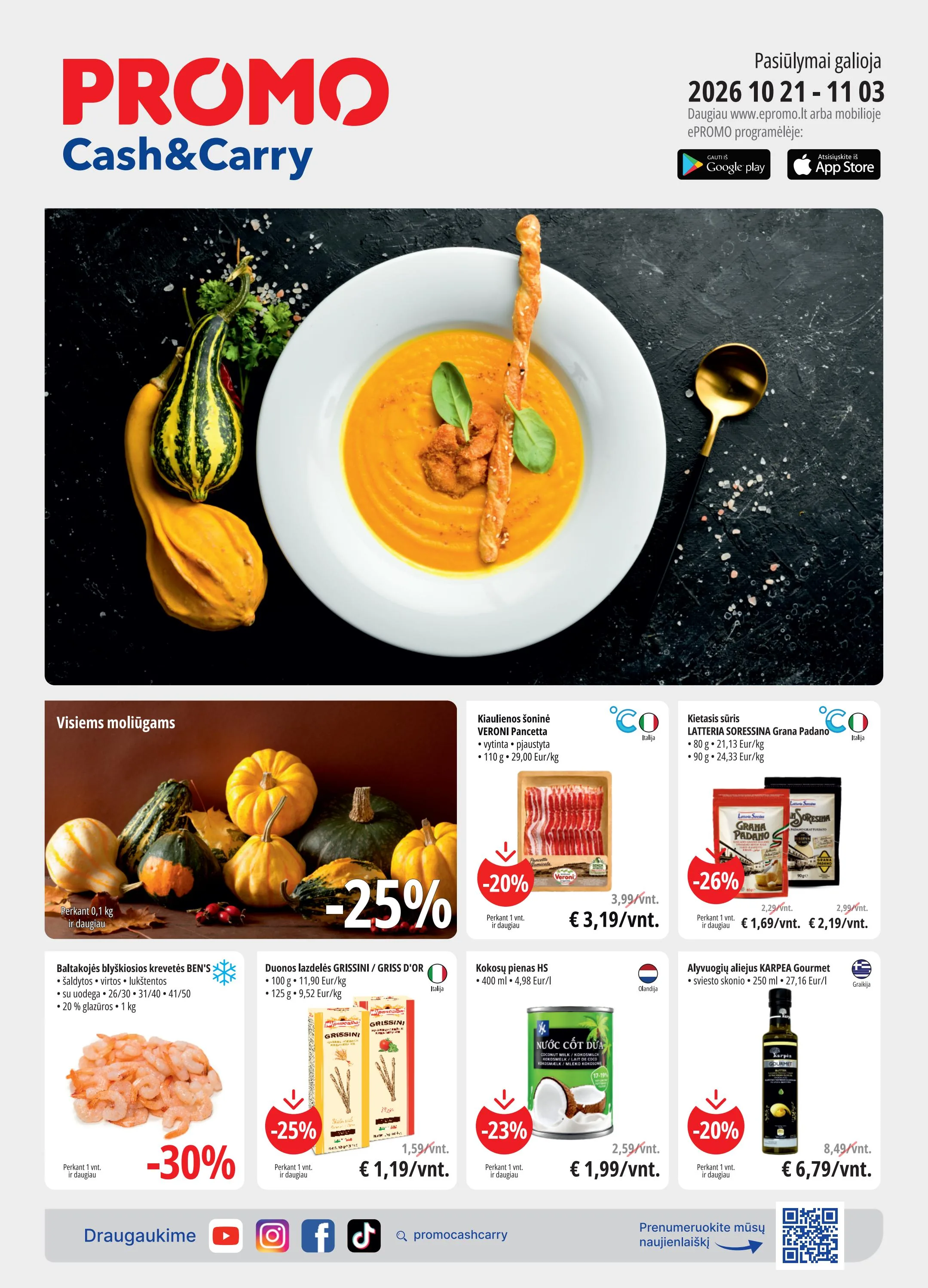 PROMO Cash&Carry akcijos — 1