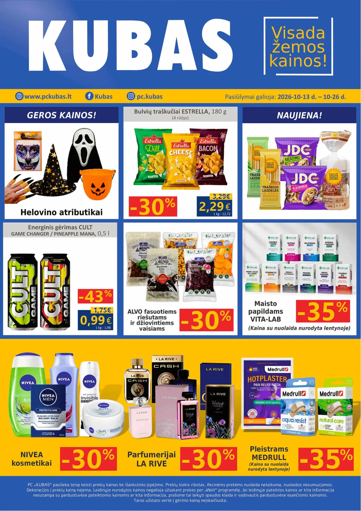 KUBAS akcijos — 1