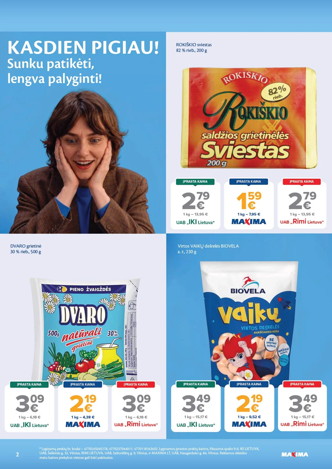 Maxima akcijos — 2