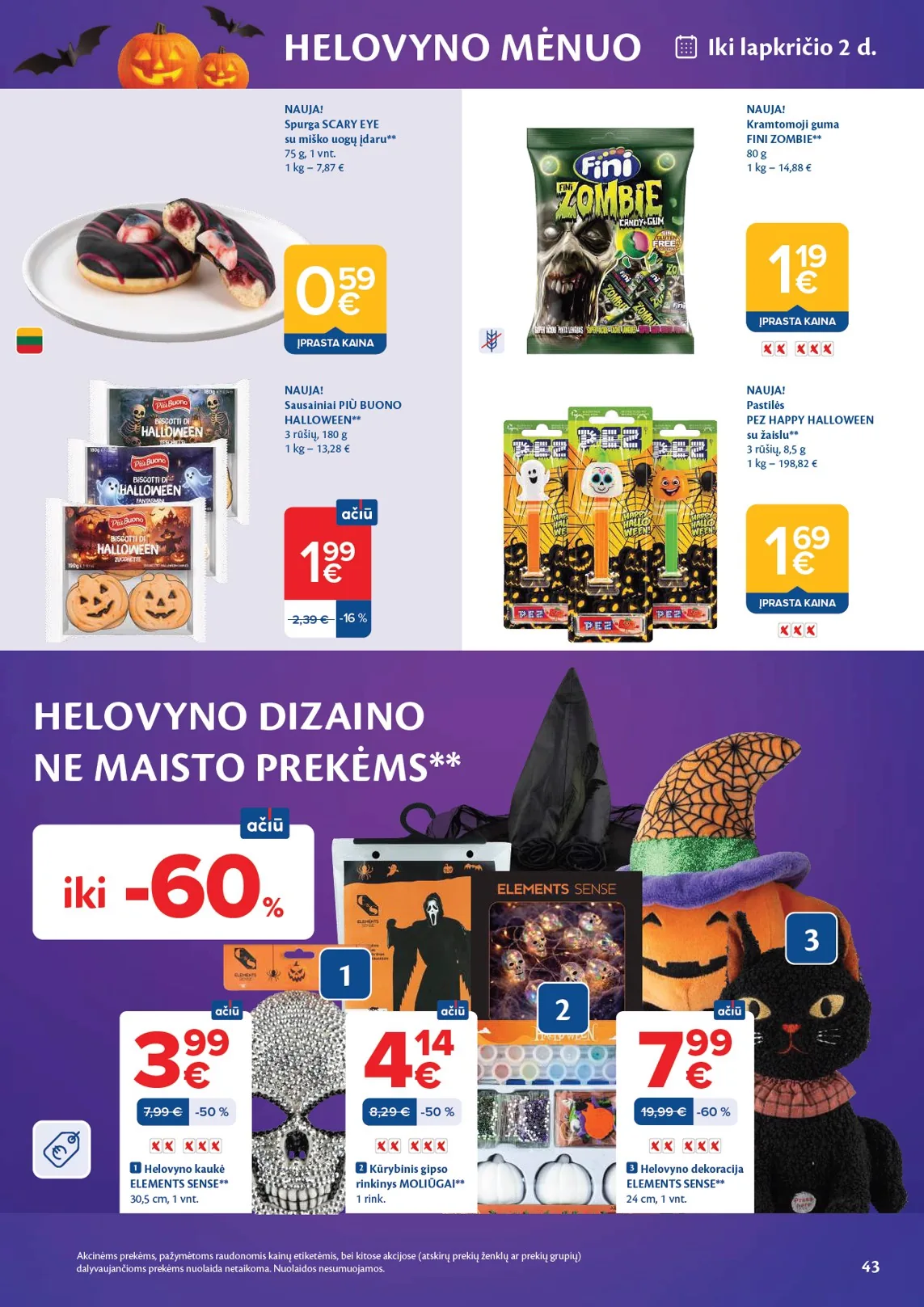 Maxima akcijos — 43