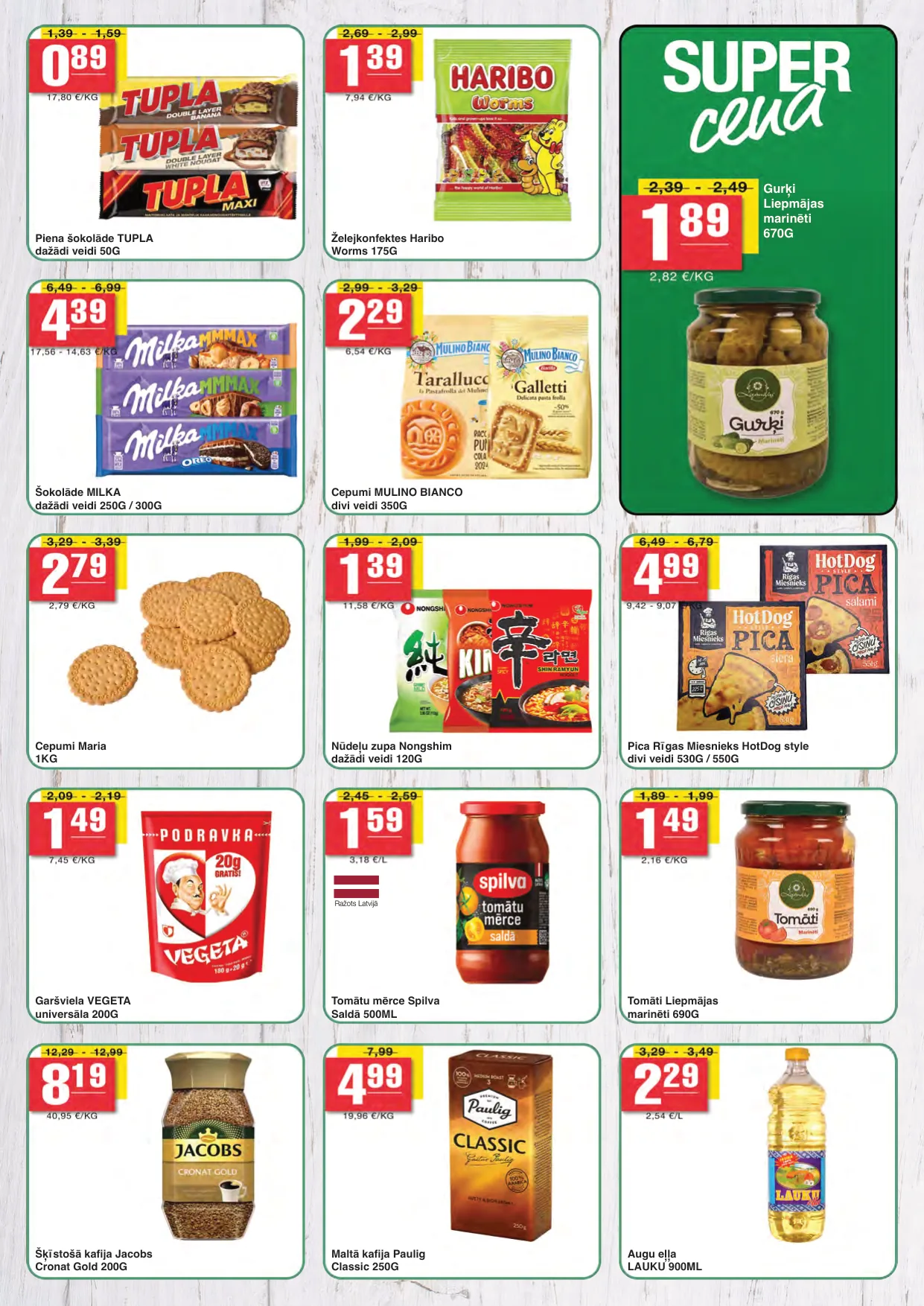 Spar akcijas — 6