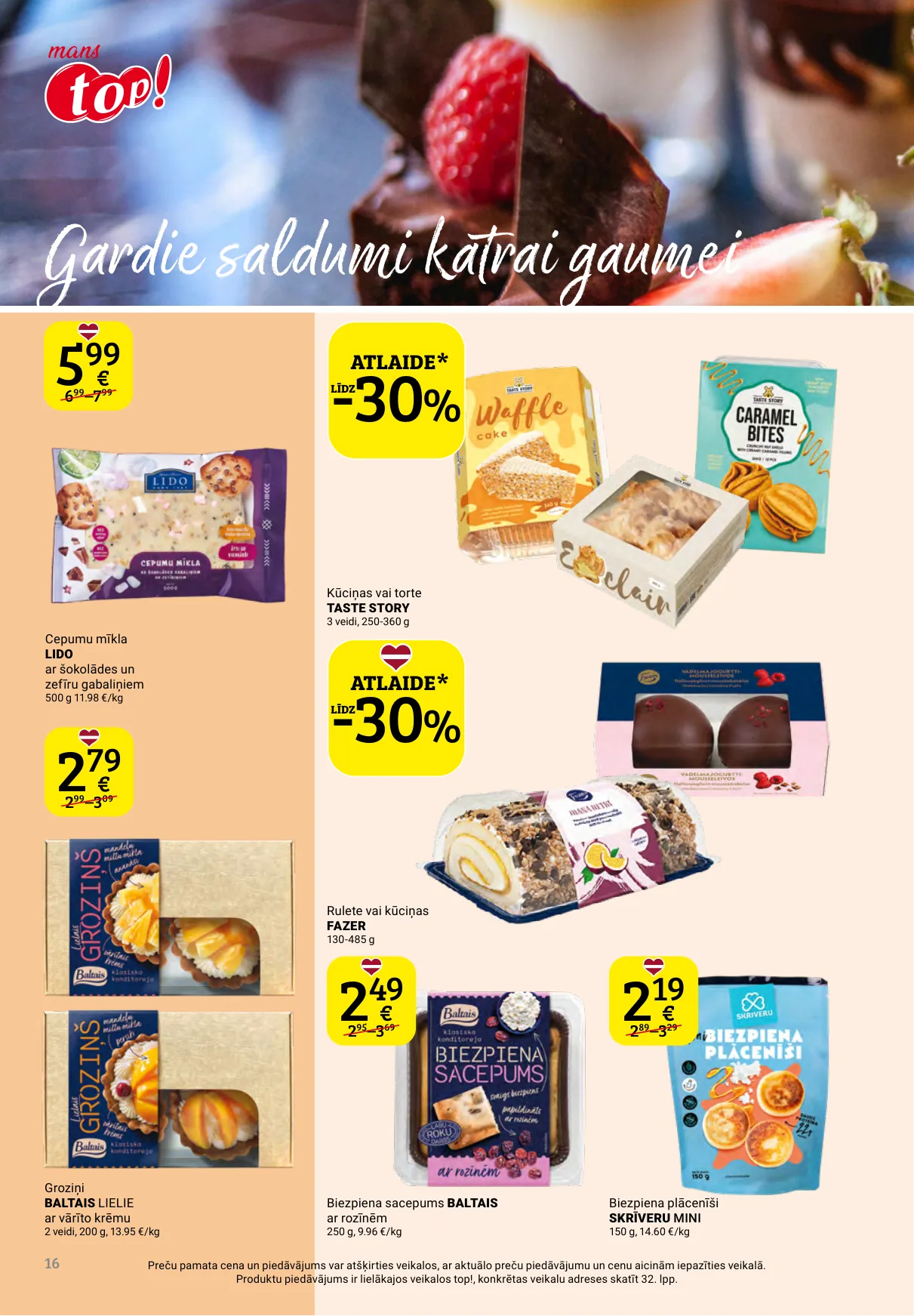 Top! akcijas — 16