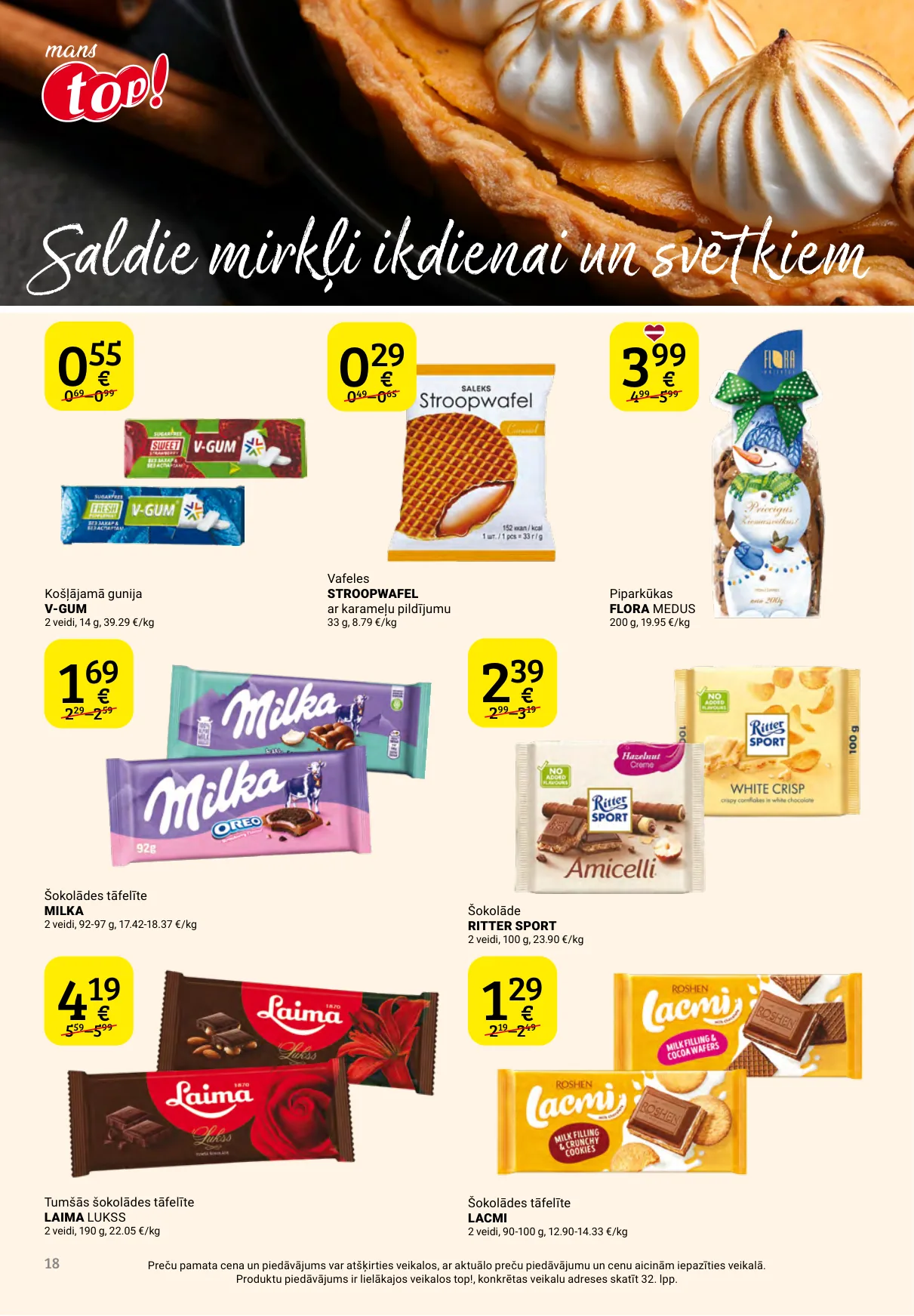 Top! akcijas — 18