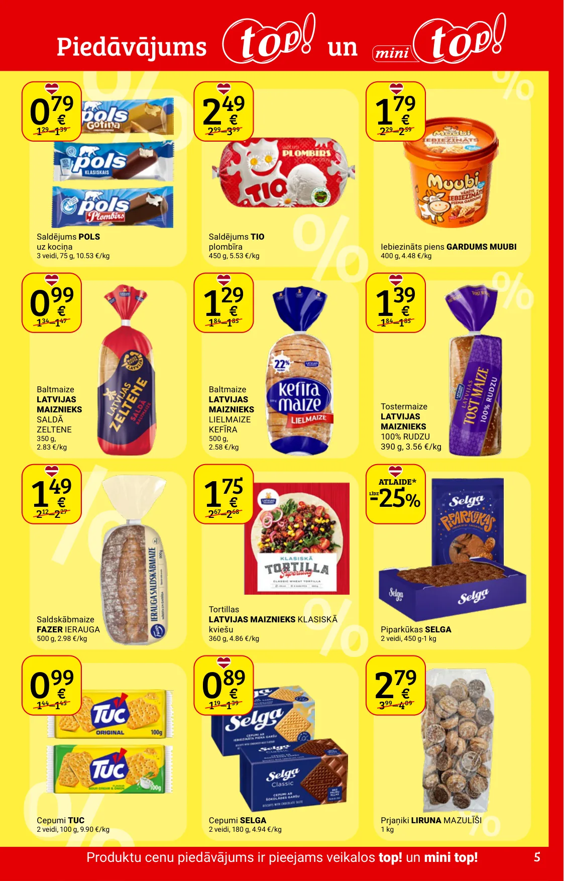 Top! akcijas — 5