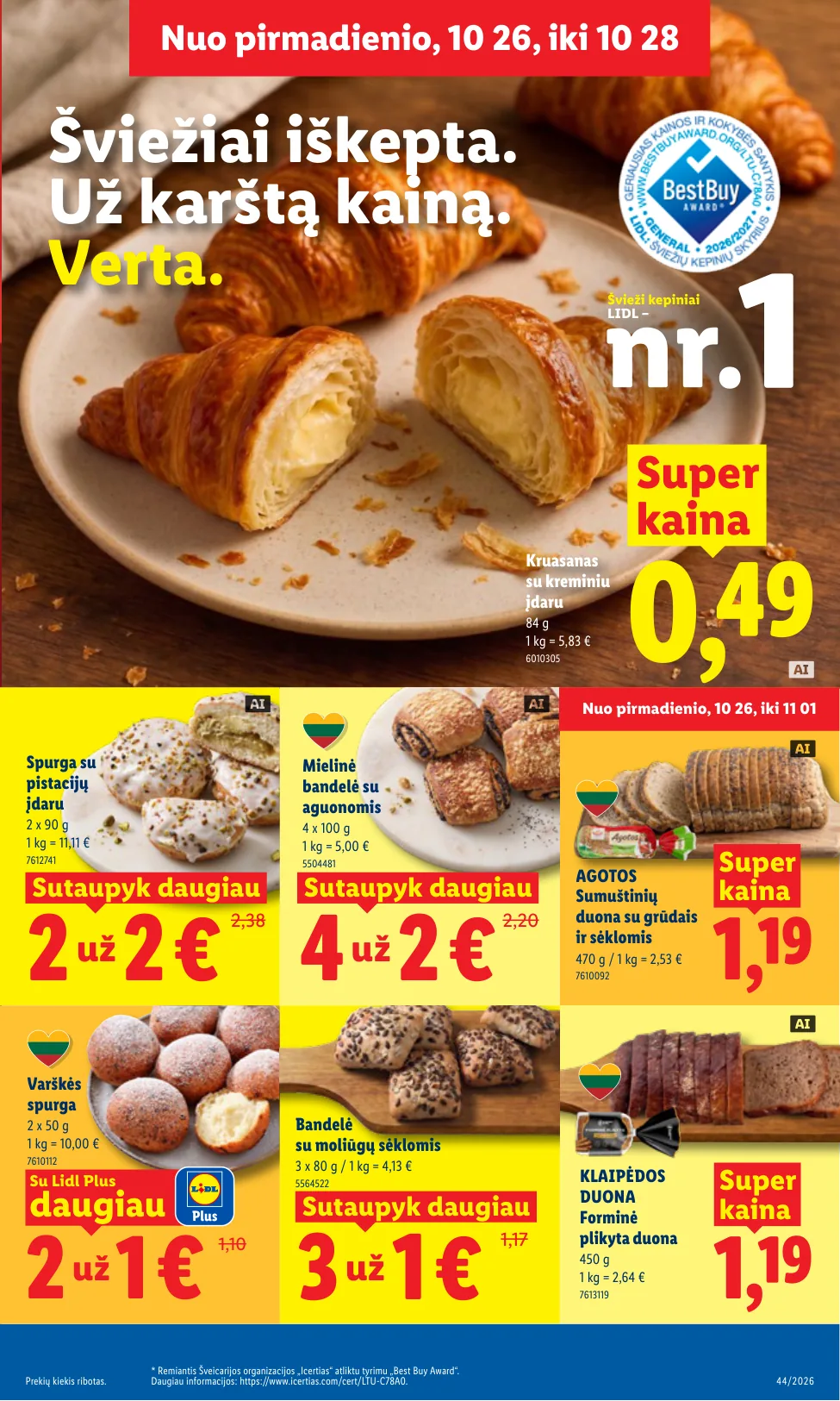 Lidl akcijos — 10