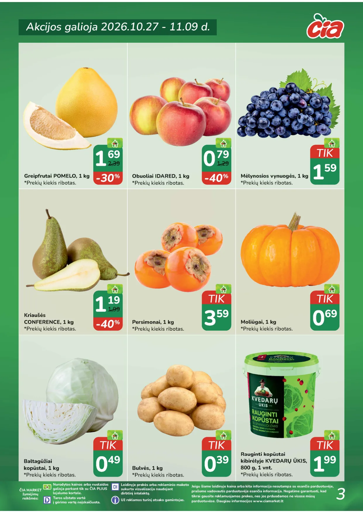ČIA Market akcijos — 3