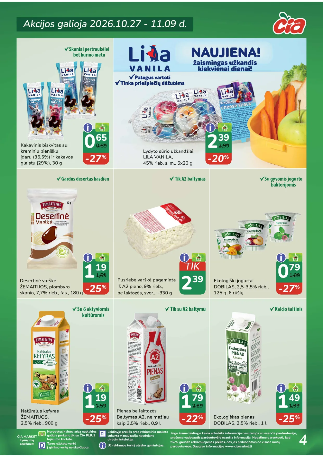 ČIA Market akcijos — 4