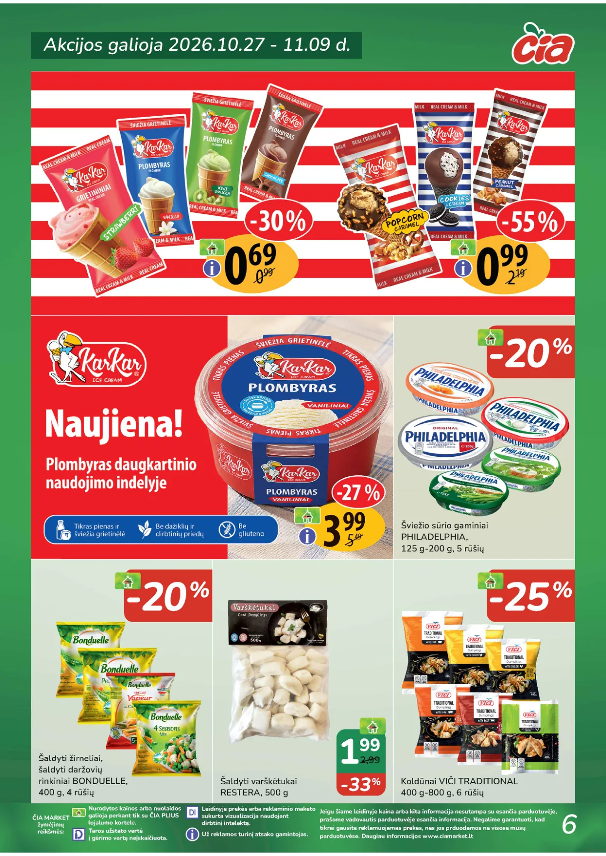 ČIA Market akcijos — 6