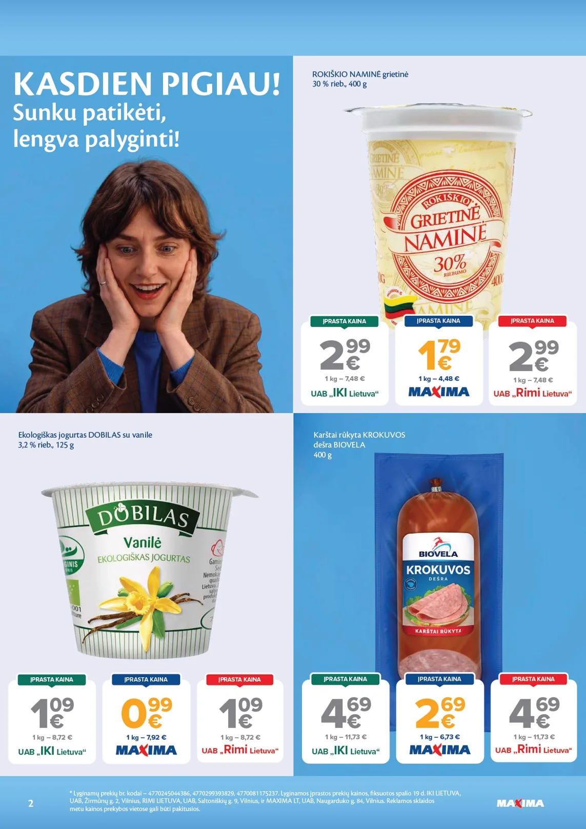 Maxima akcijos — 2