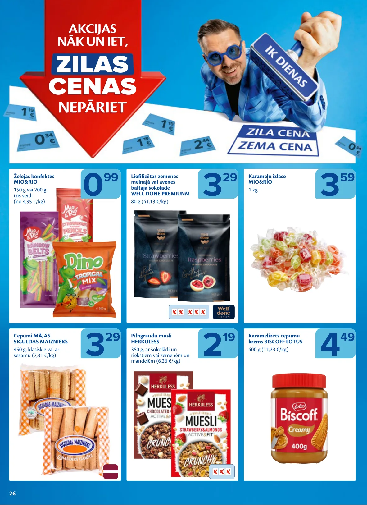 Maxima akcijas — 26