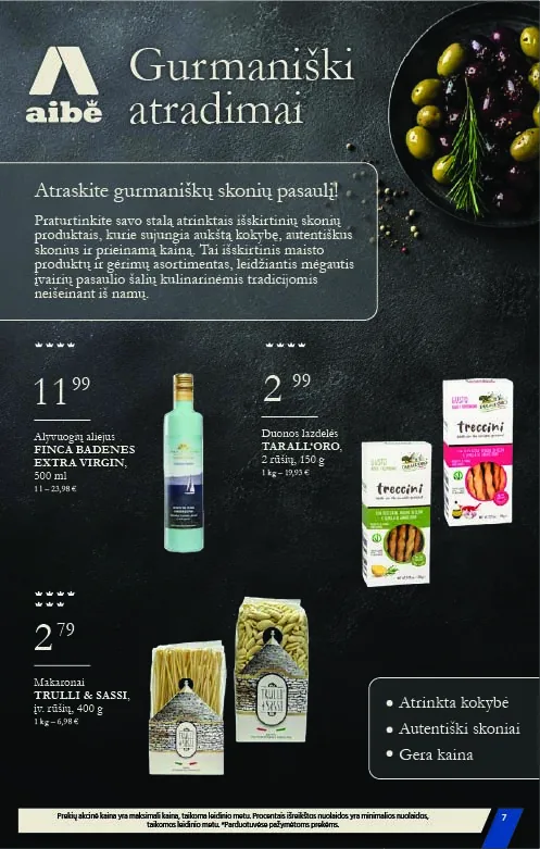 Gulbelė akcijos — 7