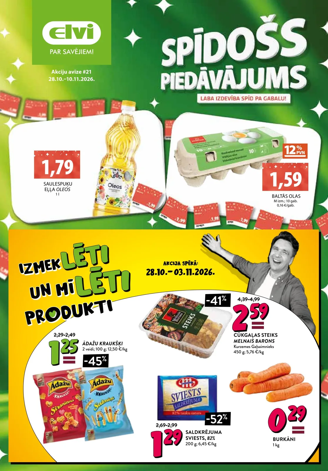 Elvi akcijas — 1