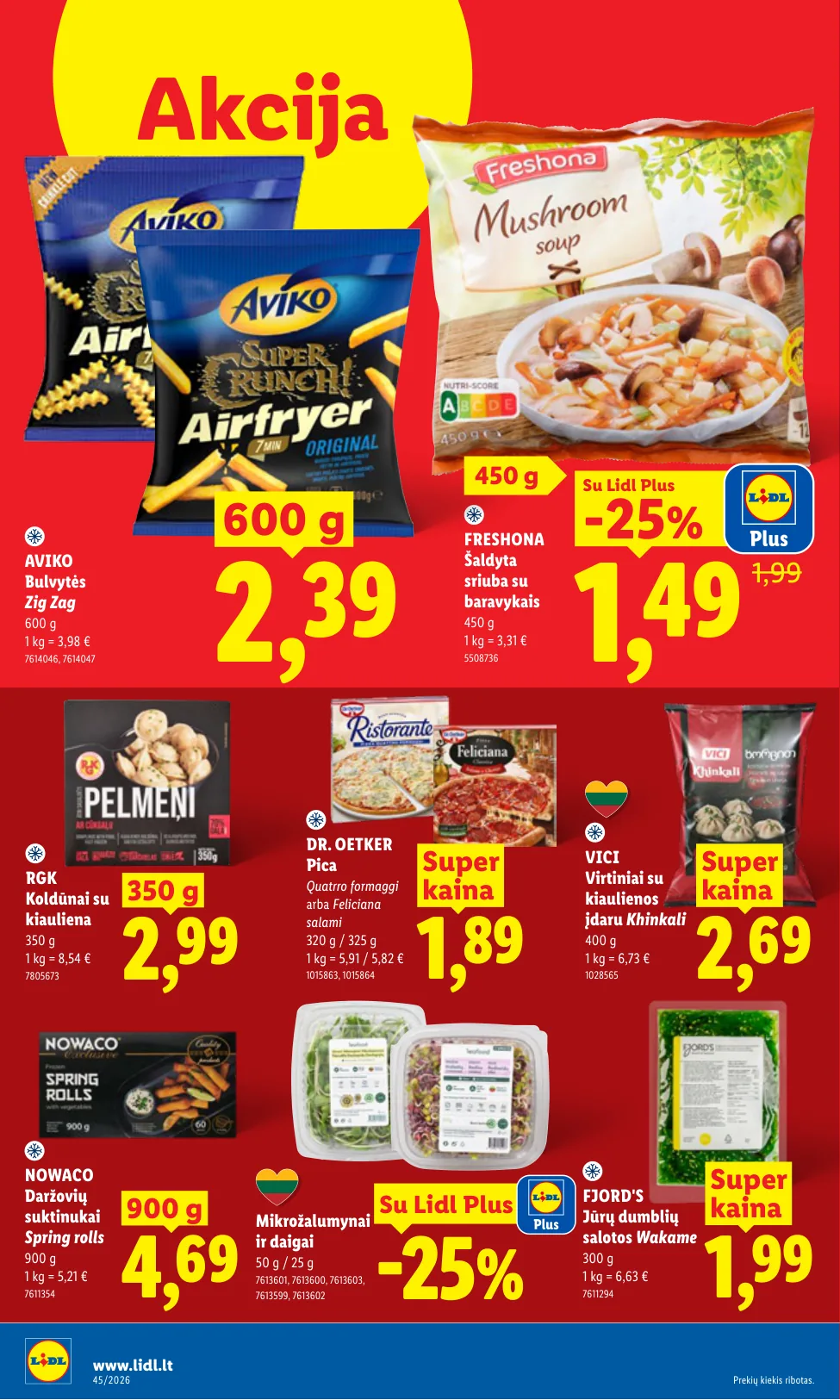 Lidl akcijos — 12