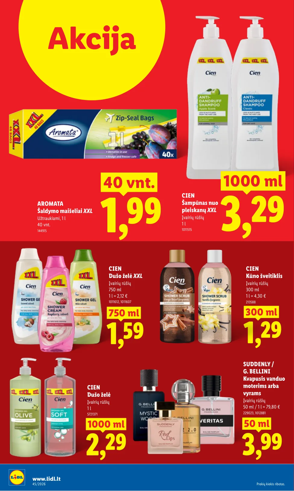 Lidl akcijos — 16