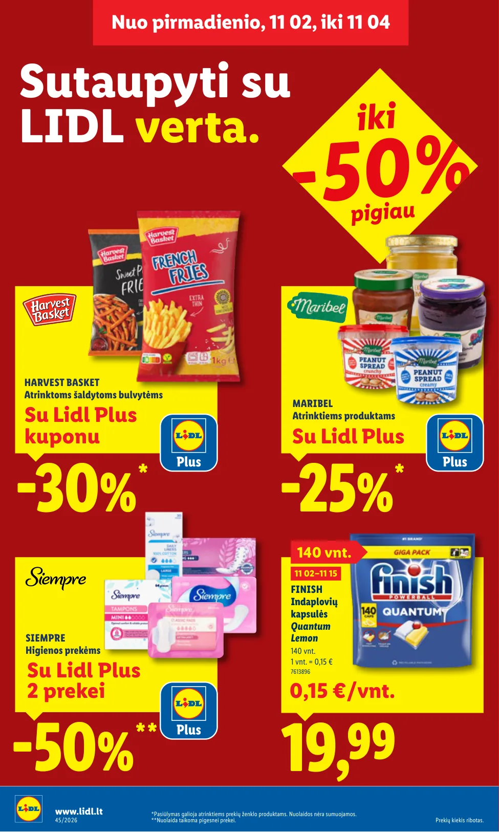 Lidl akcijos — 2