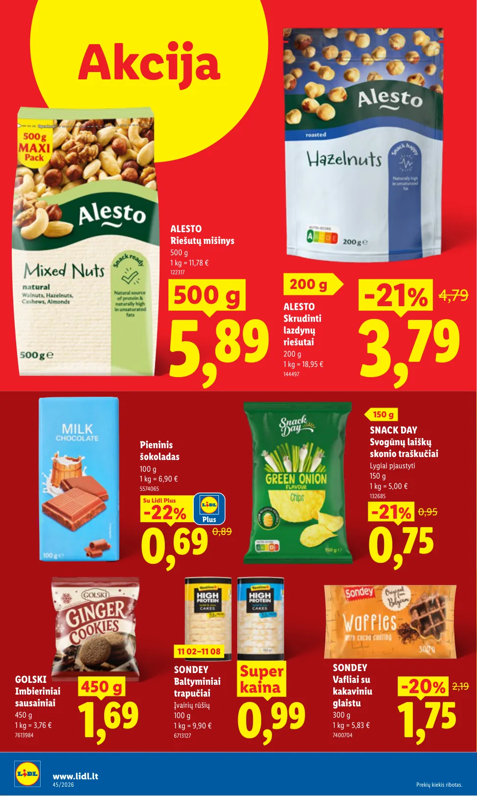 Lidl akcijos — 30
