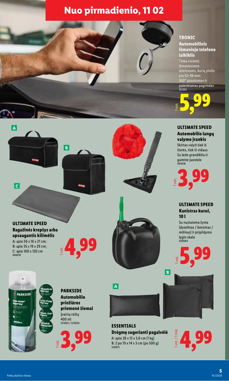 Lidl akcijos — 5