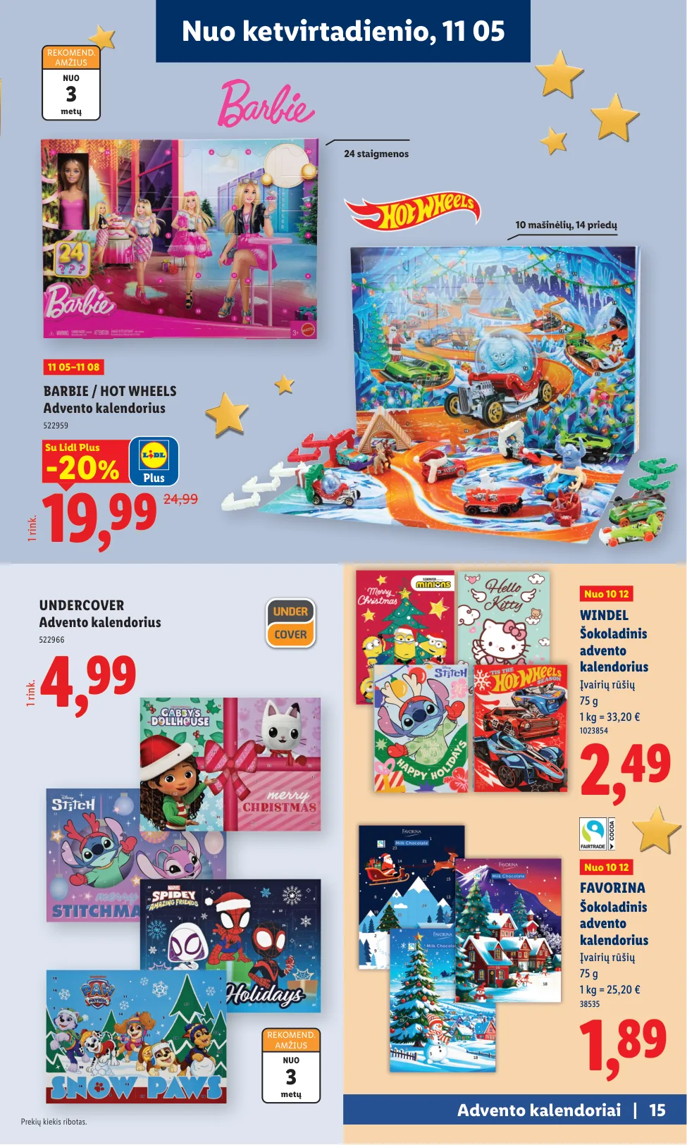 Lidl akcijos — 15