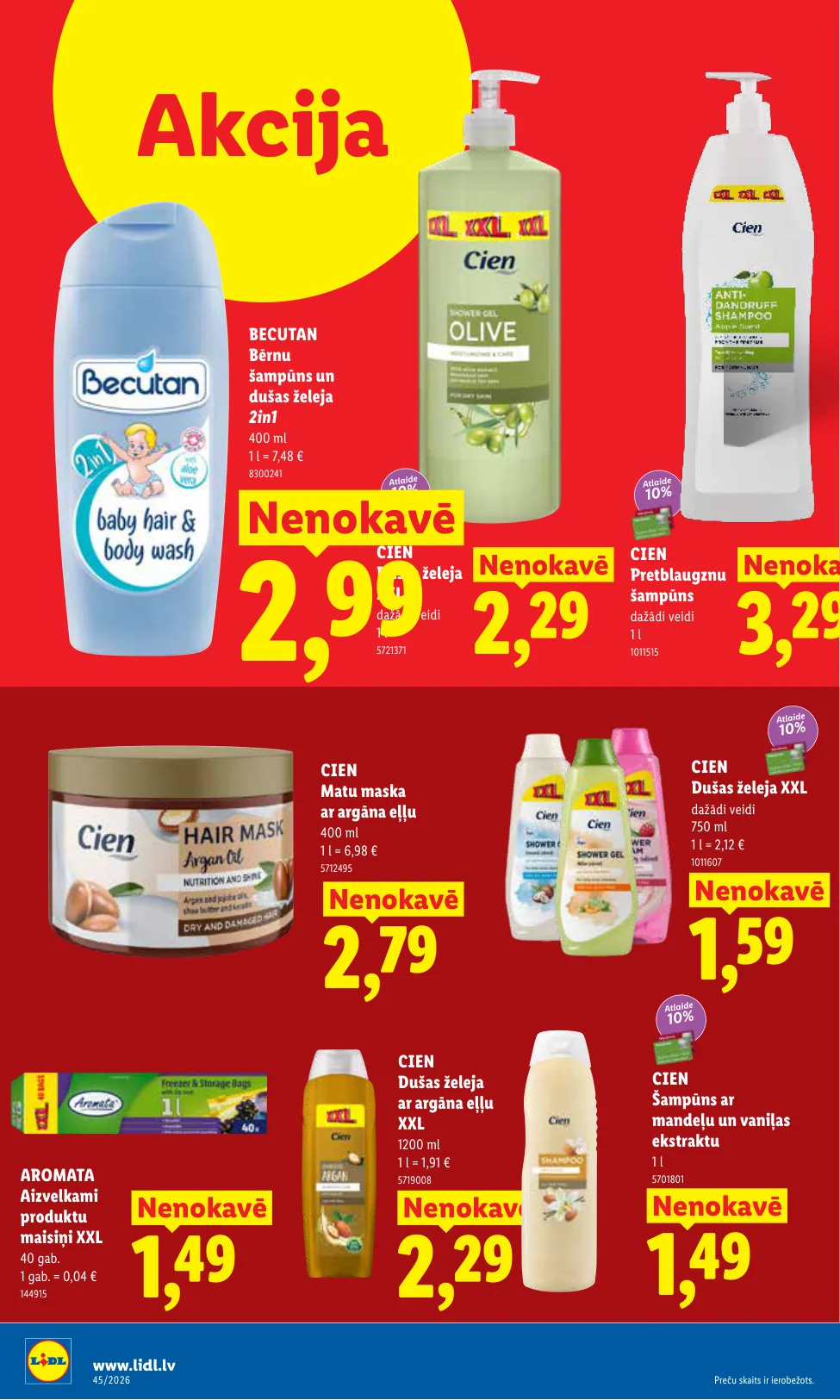 Lidl akcijas — 18